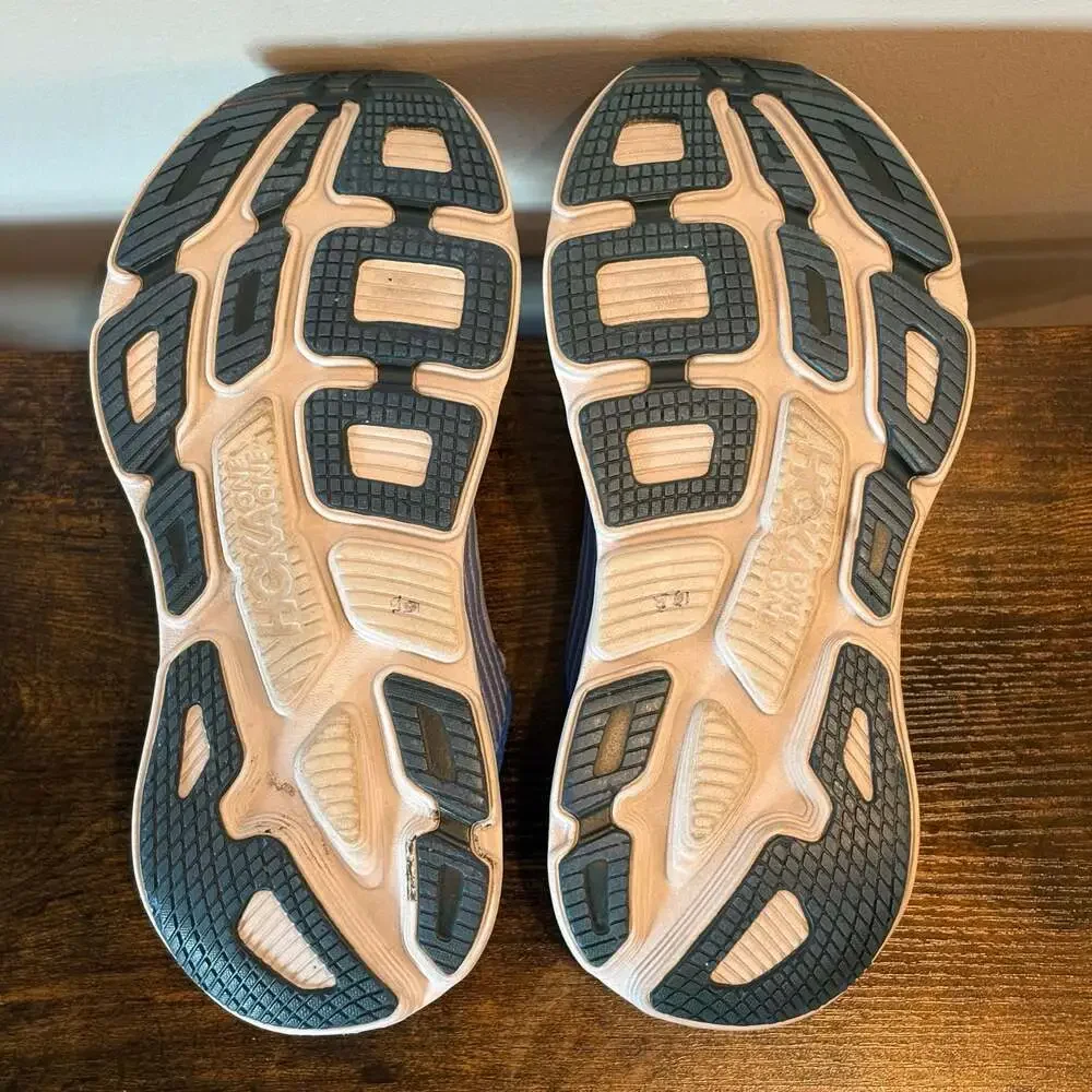 HOKA ONE ONE Bondi 6 Womens 10B Serenity Palace Blue Running Shoes